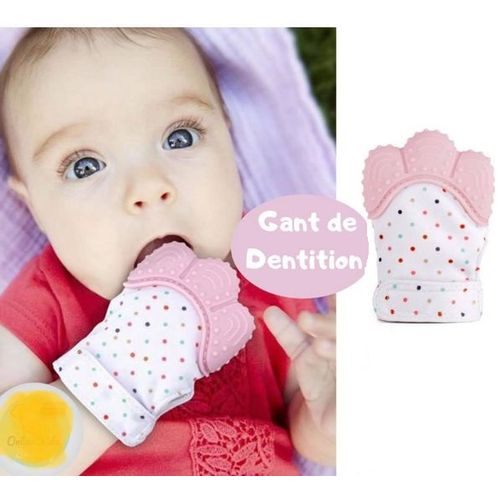 Gant de Dentition Bébé - Gants Dentition Bébé en Silicone - Gant de  Dentition Bebe - Jouet Dentaire pour