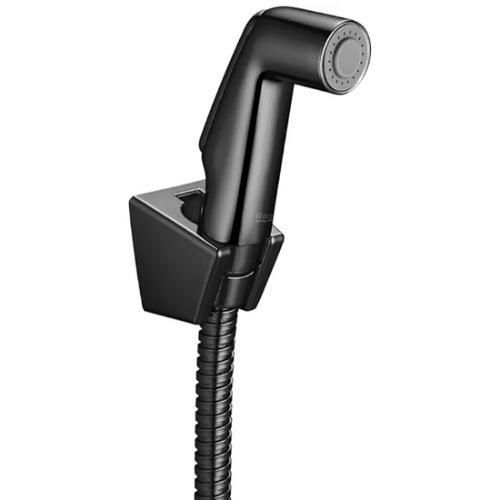 product_image_name-Generic-رشاش مرحاض Be Fresh Health مع خرطوم 1.2 متر وخطاف، مجموعة دش بيديه مثبتة على الحائط بذراع واحدة للحمام باللون الأسود-4