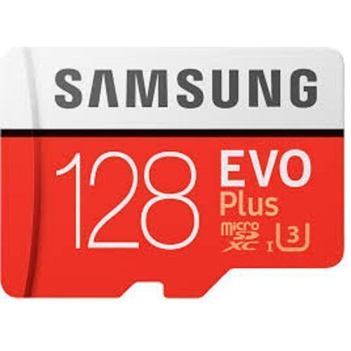 Samsung 128GB 100mb/s EVO Plus Class 10 Micro SD Card with Adapter( 128GB) carte mémoire