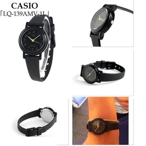 product_image_name-Casio-LQ-139AMV-1L - Montre féminine en bracelet résine noir – Indes chiffres facile à lire – -6