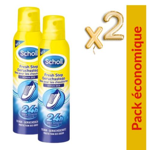 Scholl déodorant pour chaussures aérosol spray contre les mauvaises odeurs