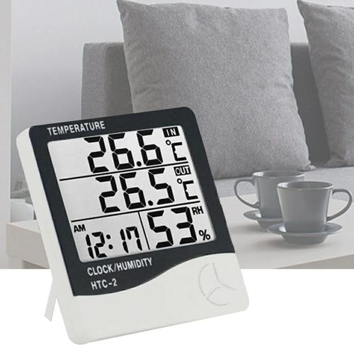 Generic Capteur Thermomètre température humidité Hygromètre à écran LCD à  prix pas cher