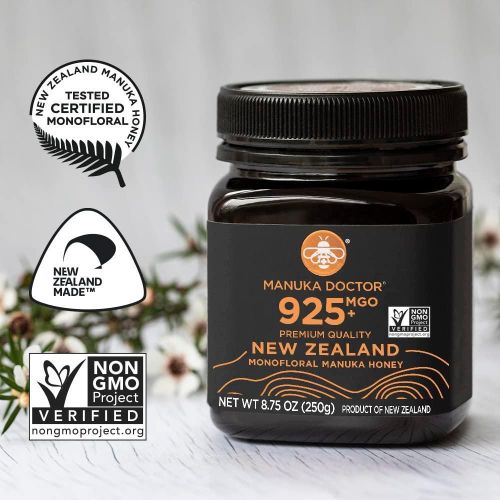 product_image_name-Manuka Doctor-Monofloral Manuka Honey, MGO 925+, 8.75 oz (250 g) Miel de manuka brut-2