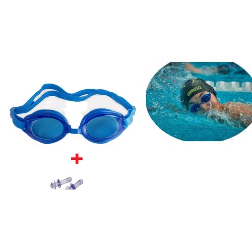 Lunettes de natation 2 en 1 pour enfants, protection UV anti-buée, bouchon  d'oreille, lunettes de natation, extérieur, enfants de 4 à 15 ans -  AliExpress