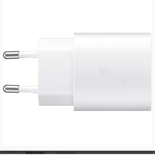 product_image_name-Samsung-Chargeur Original  Fast Charge 25 W Pour les Galaxy Et Tous les Marque -Blanc-7