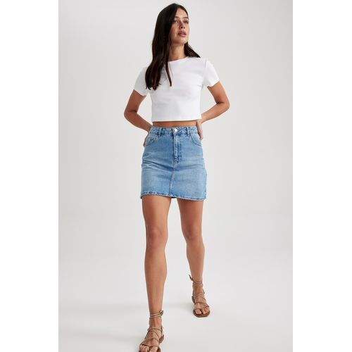 product_image_name-Defacto-Jupe en denim coupe regular, collection Special – Bleu.-4