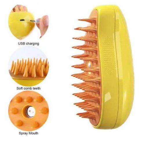 product_image_name-Generic-فرشاة بخار كهربائية للقطط والكلاب - بخاخ مياه مدمج، مشط سيليكون لإزالة الشعر والعناية بالفرو-8
