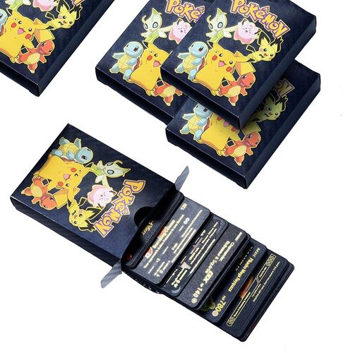 Cartes Pokémon Gold noire 10 cartes