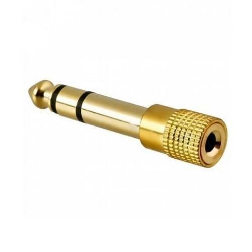 Generic Adaptateur Fiche JACK 6.35mm vers 3.5mm mâle/femelle Audio