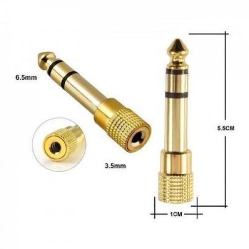 Generic Fiche JACK 3.5mm vers 6.35mm mâle/femelle à prix pas cher