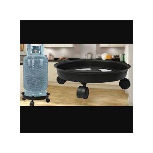 product_image_name-Generic-Support mobile pour bouteille de gaz, conception robuste avec 4 roues-2