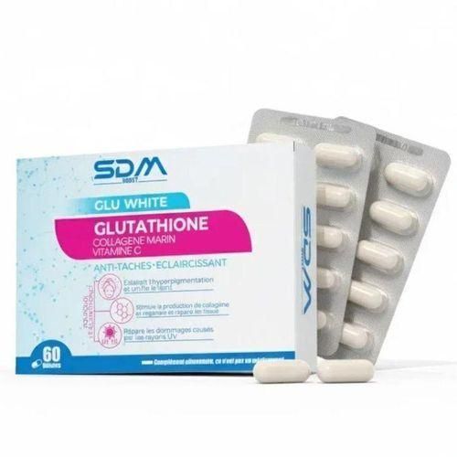 glutathione دواء Sdm Eyewear Boost Glu White Glutathione 60 Gélules