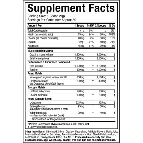 product_image_name-Muscletech-VAPORX5 272 g Miami Spring Break- Pre-Workout Puissant avec Caféine, Beta-Alanine et Arginine-2