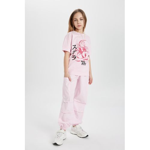 Defacto Pantalon Cargo Parachute Decontracte en Tissu pour Fille Rose a prix pas cher Jumia Maroc