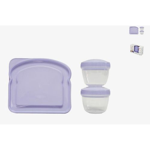 Generic Kit 3 Pieces dejeuner Violet - image 2