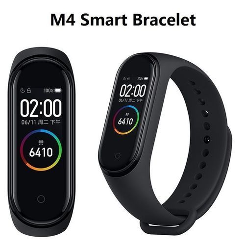 M4 Smart Bracelet Fitness Tracker NOir Montre intelligente Connectée - Smart bracelet Pour Android Et IOS