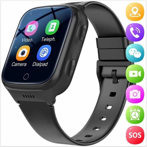 product_image_name-Generic-Montre GPS Enfant - 4G Wi-Fi Haute Precision - Appel Video - Surveillance Vocale des enfant (Noir)-1