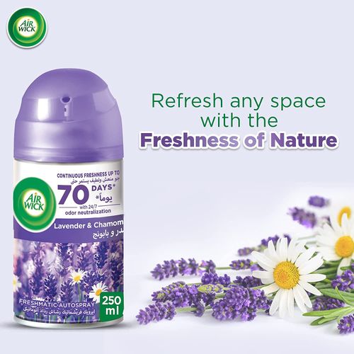 Air Wick Freshmatic Recharge en spray automatique Lavande en fleur