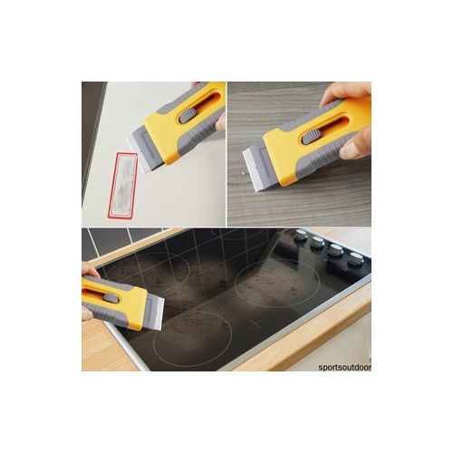 3pcs Lame de nettoyage multifonctionnelle, utilisée pour gratter les  étiquettes et les autocollants sur les outils en vinyle de couleur claire  pour