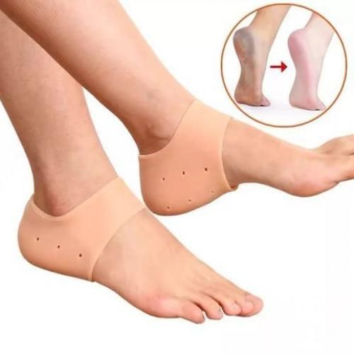 Generic Silicone Protège-talon, Talonnette souple Chaussettes à