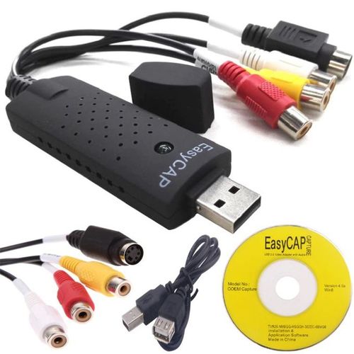 Easy Cap USB 2.0, clé USB de capture audio/vidéo -Convertisseur VHS vers  numérique à prix pas cher