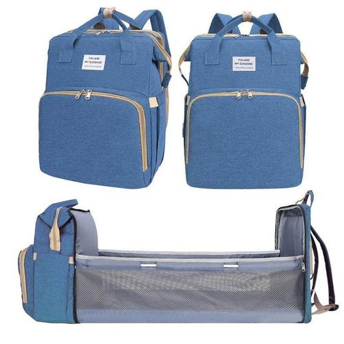Generic Multifonctionnel Portable sac à couches, bébé lit couche-culotte sac  à dos a langer à prix pas cher
