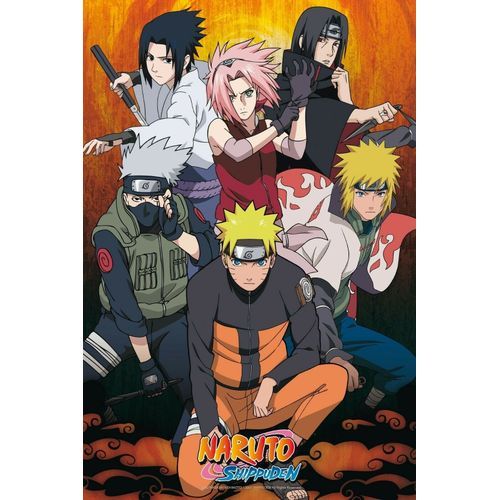 Generic Naruto Shippuden Groupe Poster chambre haute qualité à prix pas  cher