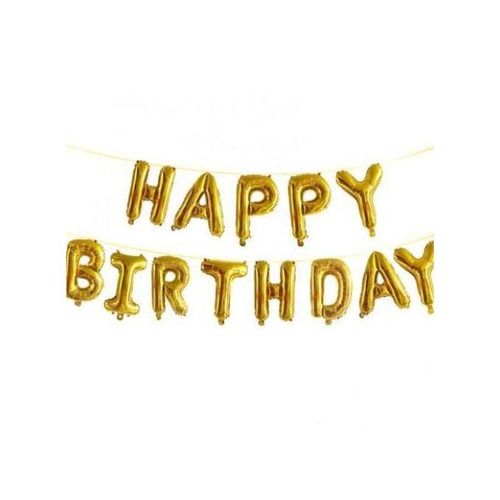 product_image_name-Generic-Ballon Happy Birthday Dorée Pour décoration Anniversaire-1