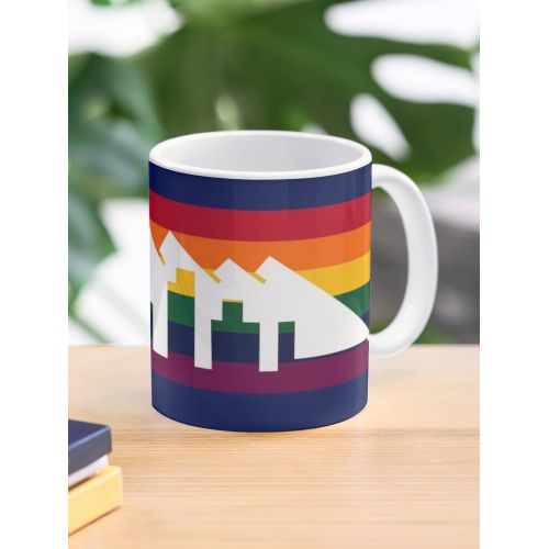 product_image_name-Generic-Denver Basketball City Design de fond Mug classique-1