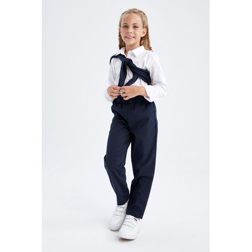 Pantalon bleu shop marine fille