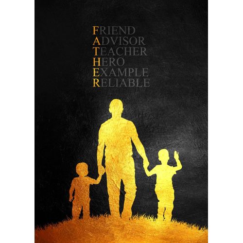 product_image_name-Generic-Fathers day tribute  Poster Chambre Haute Qualité-1