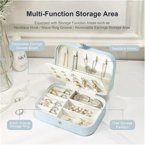 product_image_name-Generic-Boîte à Bijoux Compacte et Portable pour Femmes – Organisez vos Accessoires avec Style-2