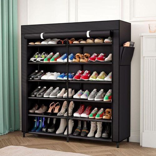 product_image_name-Generic-Rangement Chaussures Gris Élégant – Grande Capacité Modulable-3