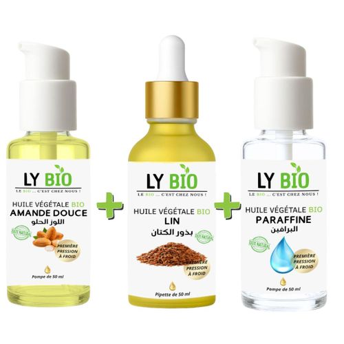 product_image_name-LY BIO-PACK HUILE AMANDE DOUCE 50ml - POMPE + HUILE LIN 50ML - PIPETTE + HUILE PARAFFINE 50ML - POMPE-1