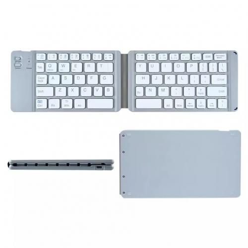 Generic Clavier Bluetooth Pliable, Clavier Sans Fil + Pavé Tactile