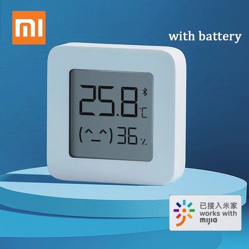 XIAOMI Mijia thermomètre intelligent 2 Bluetooth température humidité  capteur LCD Avec pile CR2032 à prix pas cher