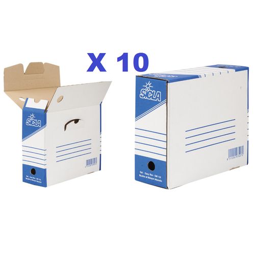 product_image_name-sicla-10 Boites Archive Grand 38,5X30 DOS 13,5cm Standard,Carton Ondulé Blanchi,A plat-1