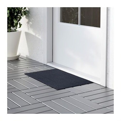  Ikea  Tapis  Paillasson bleu fonc  35x55 cm   prix pas 