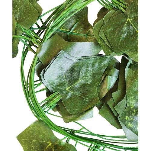 product_image_name-Generic- Fausses vignes 2 m, guirlande de lierre artificiel, fausses feuilles de vigne,suspendue, plante verte pour la maison, le bureau, la chambre à coucher, le jardin, le treillis, la clôture, le balcon, la décoration d'événement de mariage (vert lierre)-2
