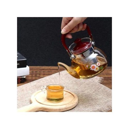 product_image_name-Generic-Cafetière en Verre avec Passoire pour Théière - Contenance 900 ML-1