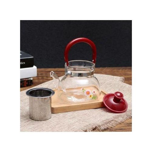 product_image_name-Generic-Cafetière en Verre avec Passoire pour Théière - Contenance 900 ML-4