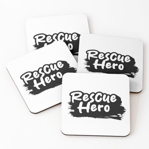 product_image_name-Generic-4 Dessous de Verre Héros du sauvetage sous tasse unique -1