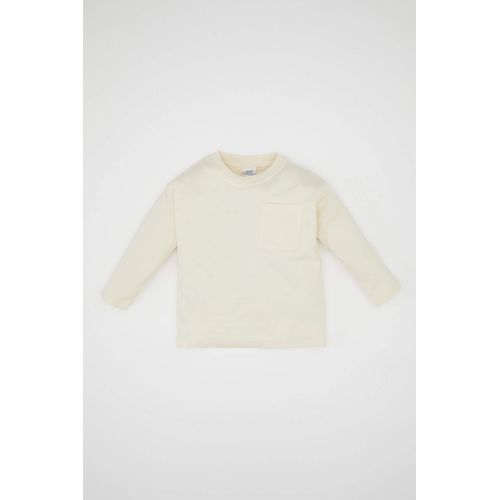 product_image_name-Defacto-تيشيرت كم طويل قصة عادية برقبة مستديرة-1