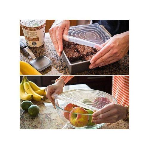product_image_name-Generic-Couvercles hermétiques en silicone - Idéaux pour emballer vos aliments de manière extensible et pratique-2