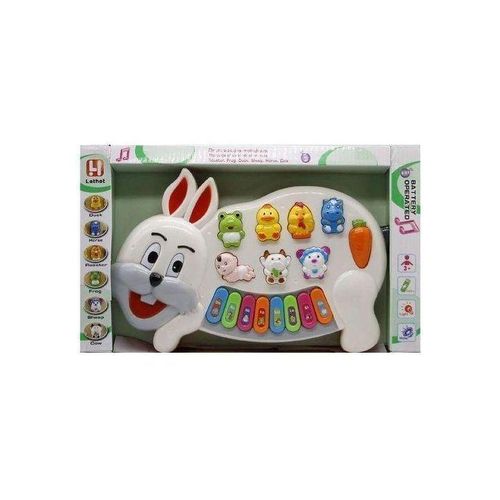 product_image_name-Generic-Piano Lapin Éducatif avec Sons d’Animaux – Jouet Interactif pour Enfants-1