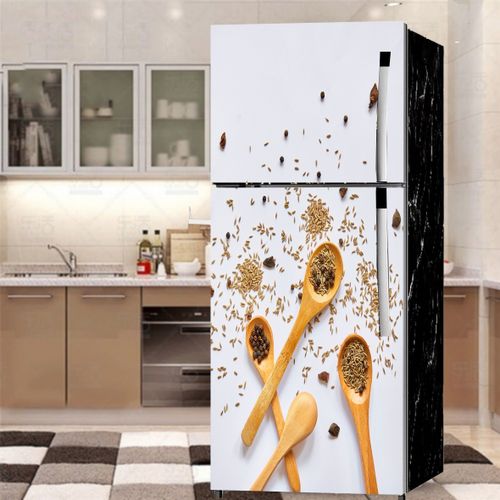 product_image_name-Generic-ديكور المطبخ ذاتية اللصق ، ملصقات الثلاجة ، ذاتية اللصق غطاء الثلاجة-1