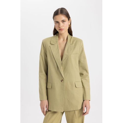 Defacto Blazer Femme Coupe Oversize Col Tailleur Manches Longues Vert a prix pas cher Jumia Maroc