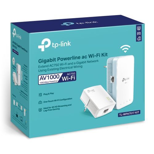 PACK 2 ADAPTATEURS WIFI CPL 1000 MBPS + 1 PORT GIGABIT PH10