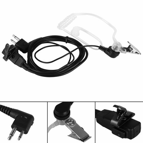 product_image_name-Generic-Écouteurs pour talkie-walkie, micro à 2 broches à Tube acoustique caché, micro PTT pour Motorola -8