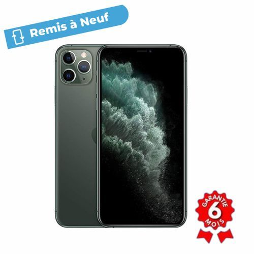 iPhone 11 Pro 5.8" - 4 GB + 64 GB - Midnight Green - Remis à neuf - Garantie 6 mois